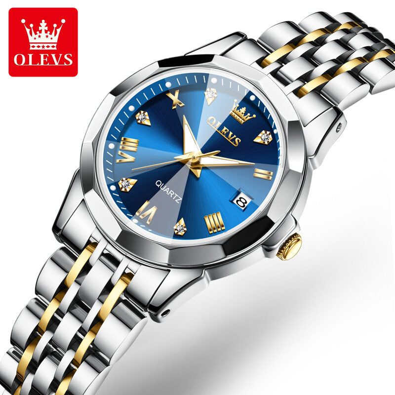 2023 New OLEVS Brand Women's Watch: Small Market Fashion Quartz Popular Retro Women's Watch 9931