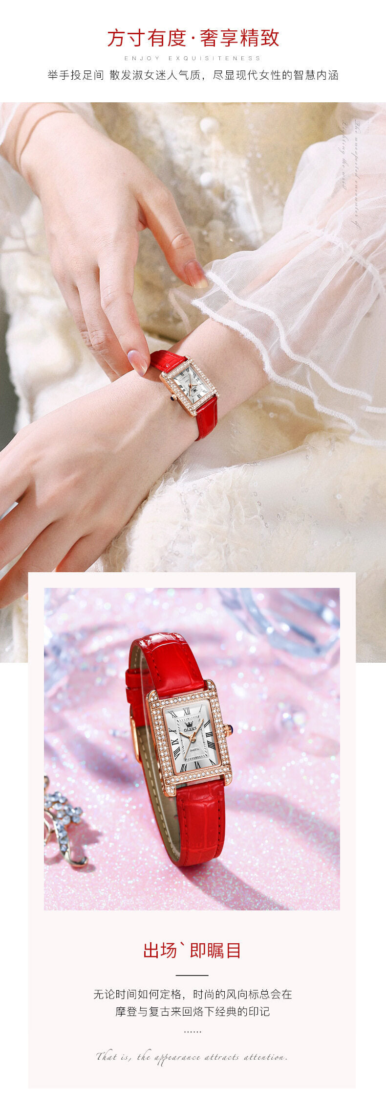 2023 new OLEVS 9935 brand women's watch fashion belt fashion brand women's quartz watch