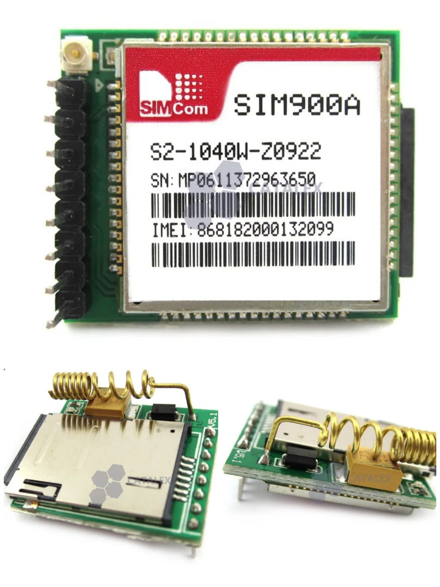 5PCS OPEN-SMARTSIM900A Dual-band Network Mini Serial GPRS GSM Breakout Module