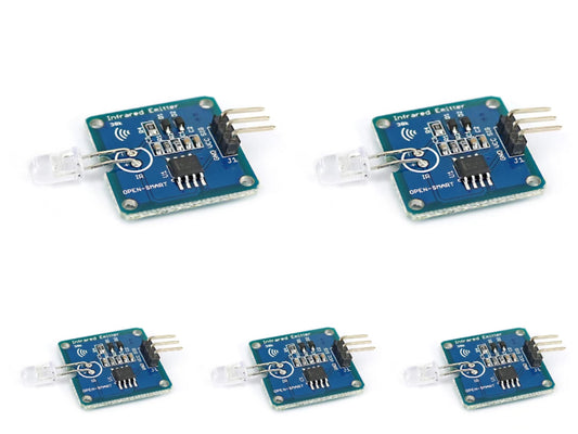 5PCS OPEN-SMARTIR Emitter Infrared Transmitter Module with 38K Hz Carrier OnBoard for Arduino