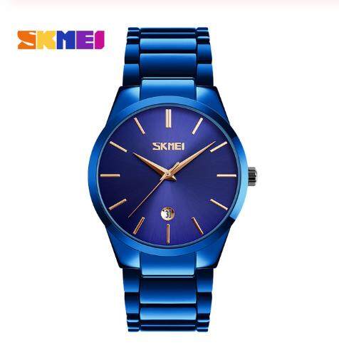 2020 SKMEI Men Watches Luxury Golden Steel Bracelet Quartz Wristwatches Date Time Male Clock Waterproof Watch Reloj hombre 9140