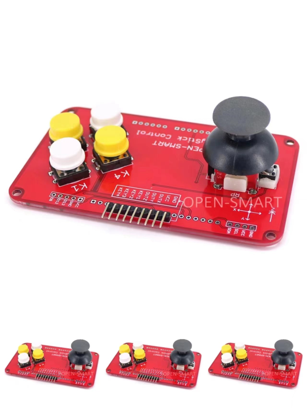 5PCS  OPEN-SMART PS2 Joystick Keypad Shield Joystick Game Controller Breakout Module Shield Compatible for Arduino