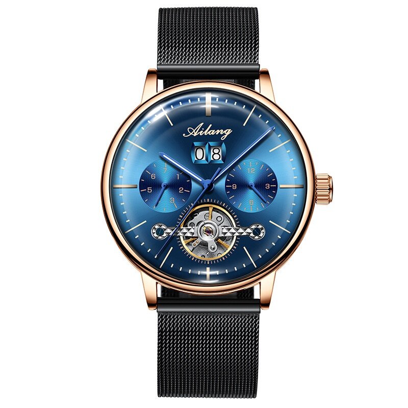 Ai Lang Hot-Selling Men's Mechanical Watch Fully Automatic New Concept Fashion Trendy Waterproof