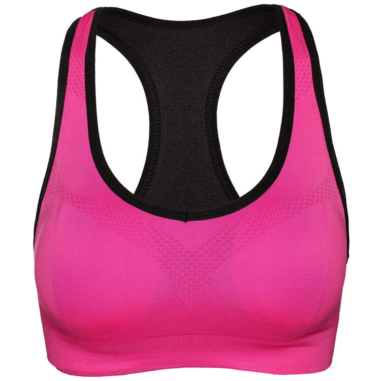 8177 No steel ring sports bra running fitness vest high-strength underwear seamless plus size vest women