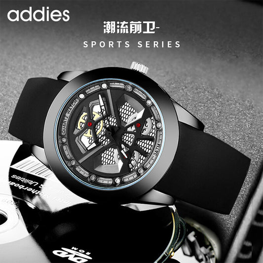 Addies New Men's Watch Fashion Waterproof Hollow Drainage Popular Men's Quartz Watch MY-2103