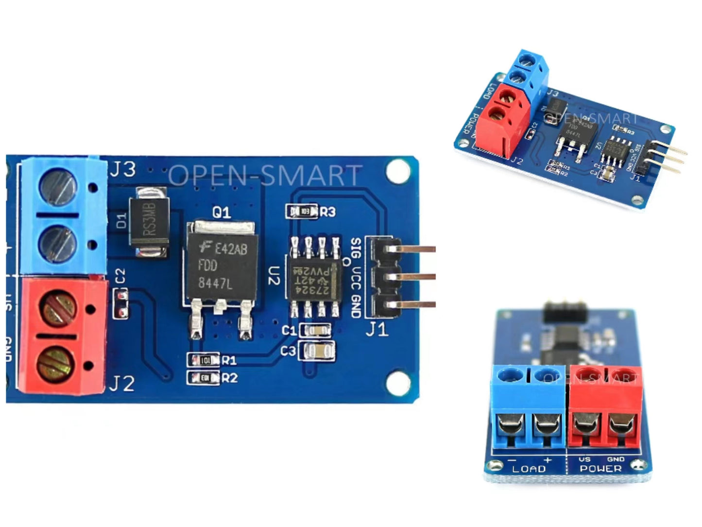 5PCS OPEN-SMARTMosfet Module Mosfet Switch module High-Current DC Fan Driver Motor Driver LED Strip Driver Steples Speed for Arduino