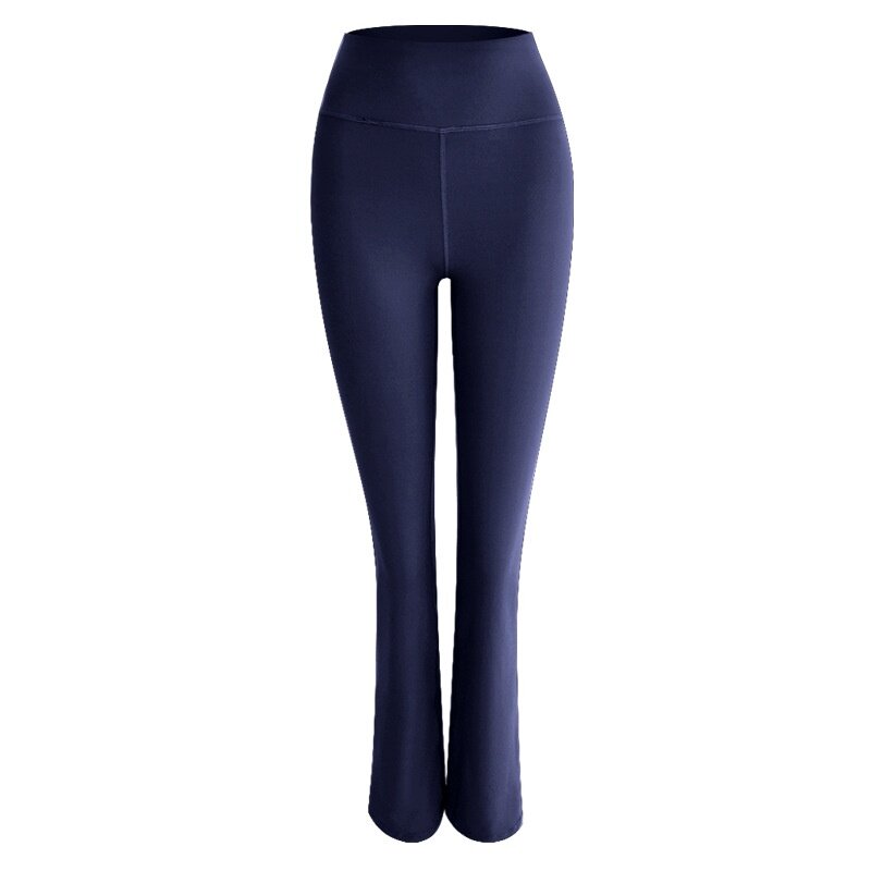 2022 Hot Sale Women's High-Waist Hip-Lifting Abdomen-Lifting Pants Fashion Sports Leggings Outer Wear Nude Flared Yoga Wom