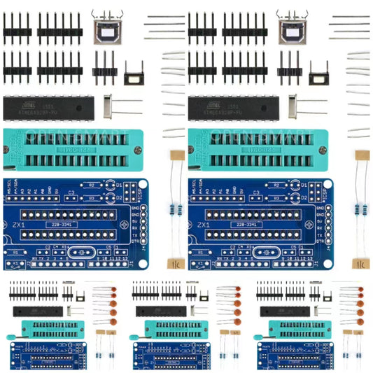 5PCS OPEN-SMARTOPEN-SMART ATmega328P Programmer Development-Board DIY Soldering Parts with Tutorial Compatible for Arduino