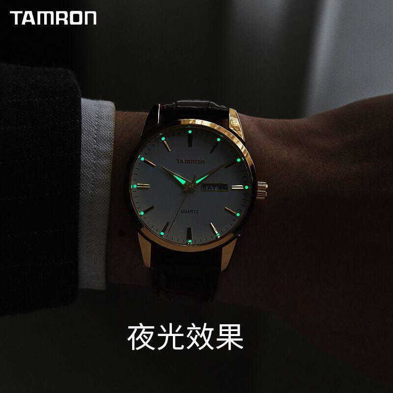 2021 new brand men's watch high grade waterproof business double calendar quartz men's Watch