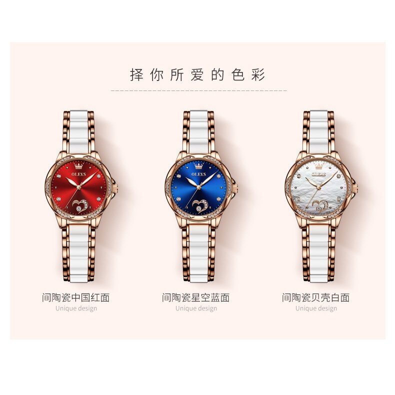 2022 New Style OLEVS/Oligian Brand Ladies Watch Hot Sale Fashion ins Waterproof Luminous