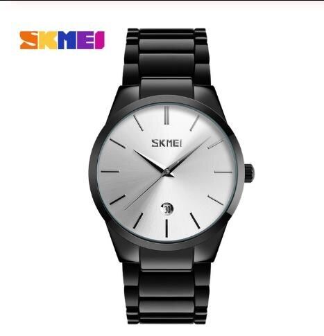 2020 SKMEI Men Watches Luxury Golden Steel Bracelet Quartz Wristwatches Date Time Male Clock Waterproof Watch Reloj hombre 9140