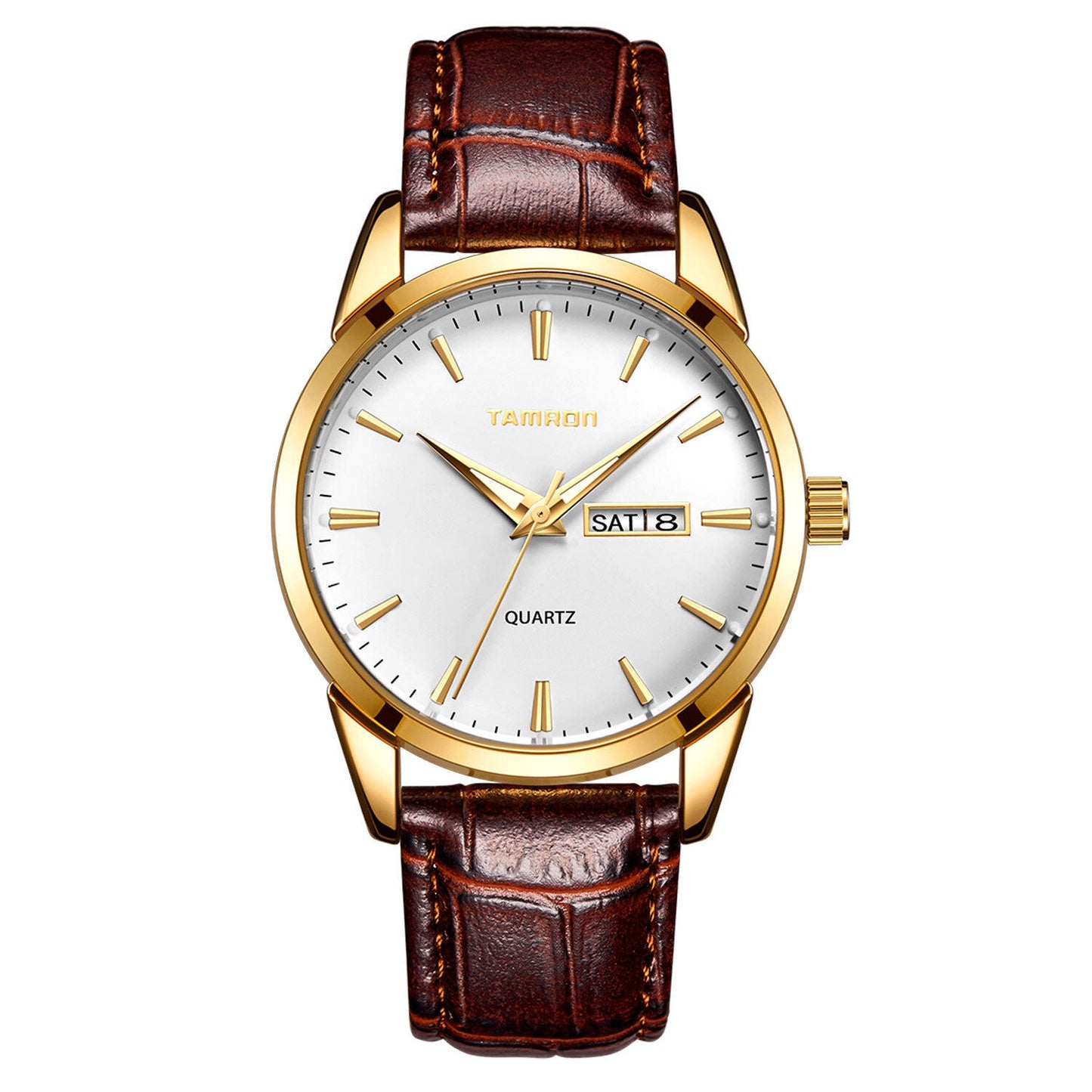 2021 new brand men's watch high grade waterproof business double calendar quartz men's Watch