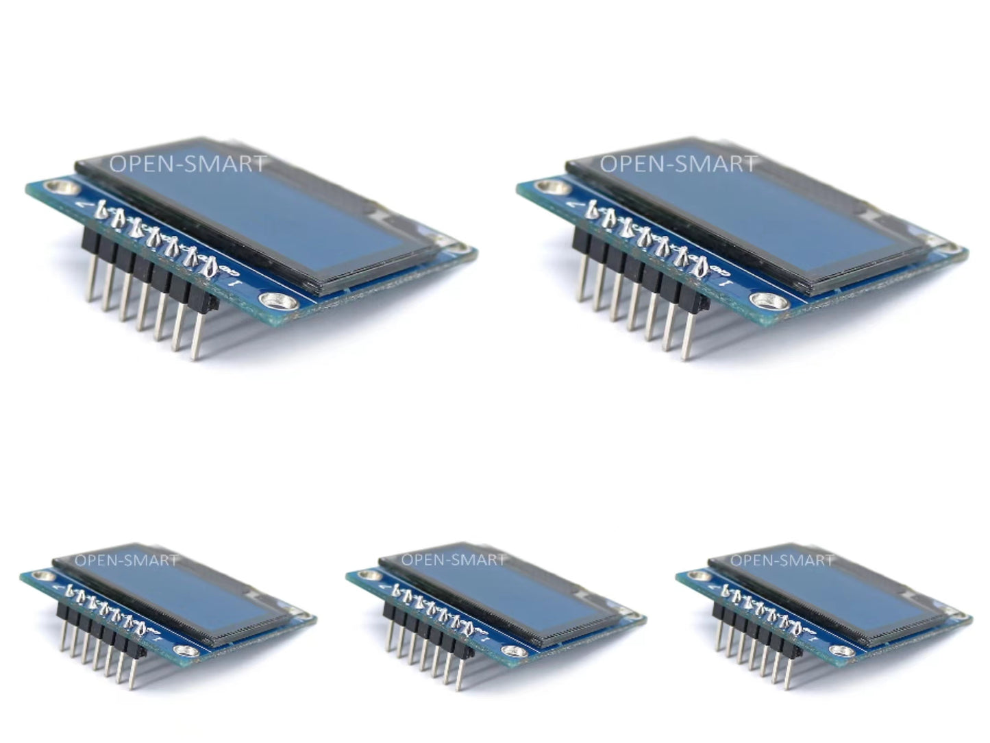 5PCS OPEN-SMART1.3 inch SH1106 OLED Display Module 1.3" 128 x 64 Interface, White Color, with 4SPI Interface for Arduino