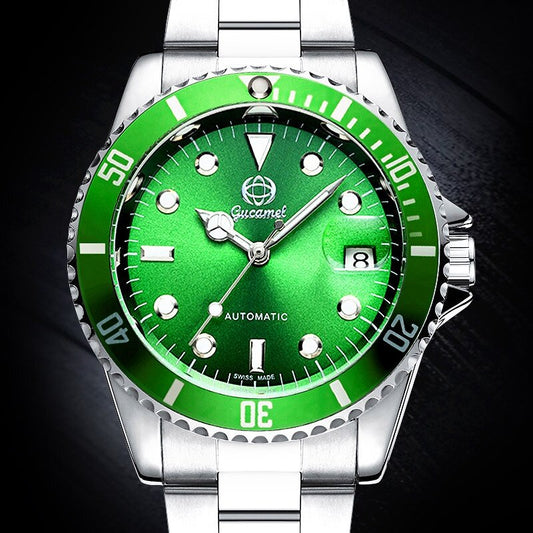 Ancient Camel New Style Men's Water Ghost Watch Rotating Black Green Calendar Luminous Automatic Mechanical Fashion