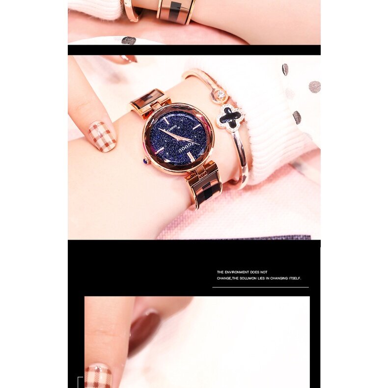 Ancient Ou 6019 Ladies Watch Same Style Starry Sky Waterproof Student Simple Fashionable Hand B Trendy Korean Version Wat