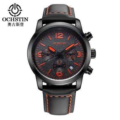 Augustine Six-Needle Casual Waterproof Men's Watch 6047G