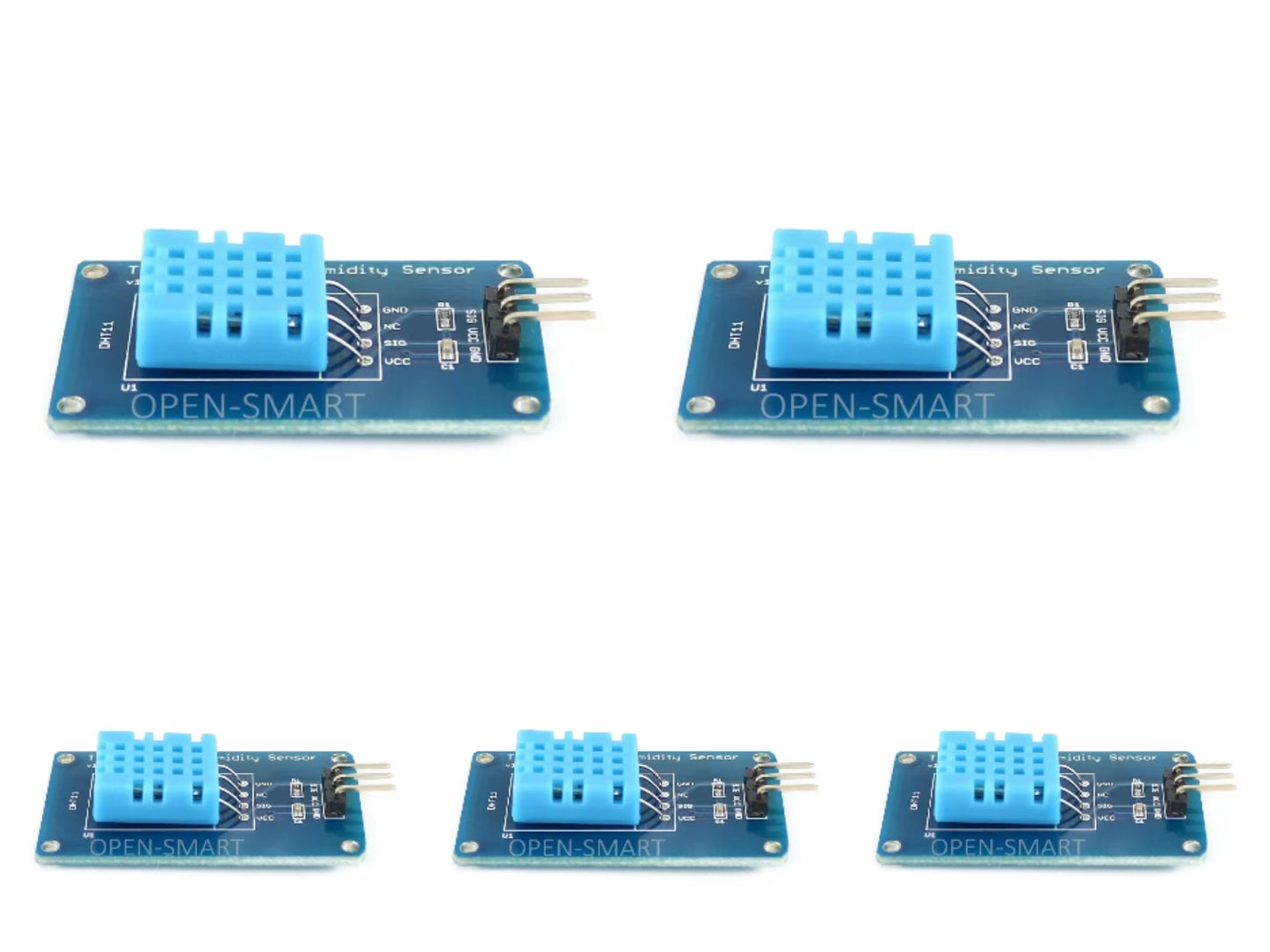 5PCS OPEN-SMARTDHT11 Digital Temperature & Humidity Sensor Module Single-Bus Control Compatible for Arduino