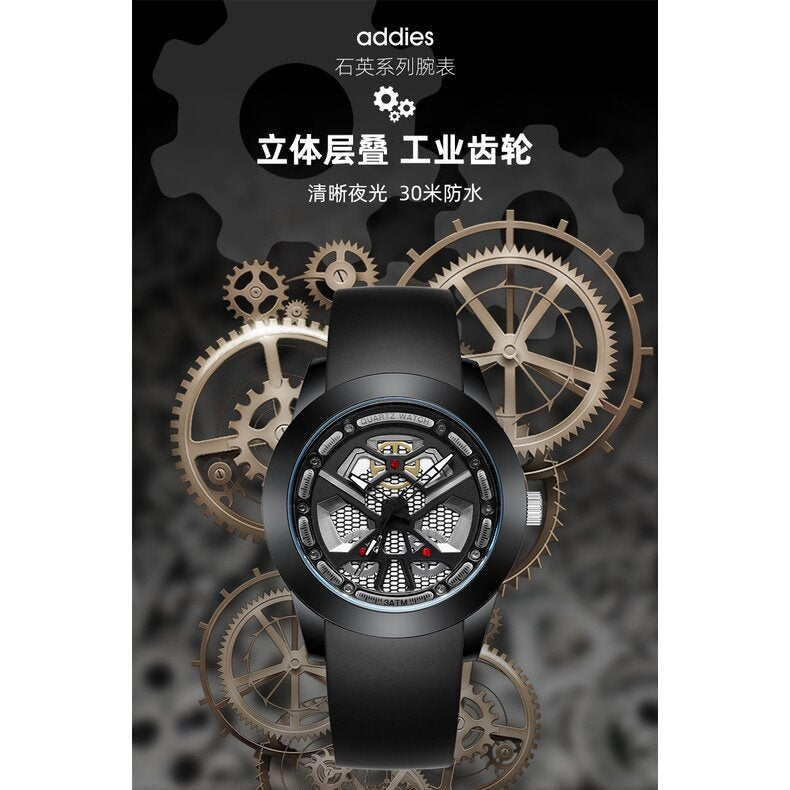 2022 addies New Style Men's Women's Watch Fashion Waterproof Hollow Drainage Hot-Selling Couple