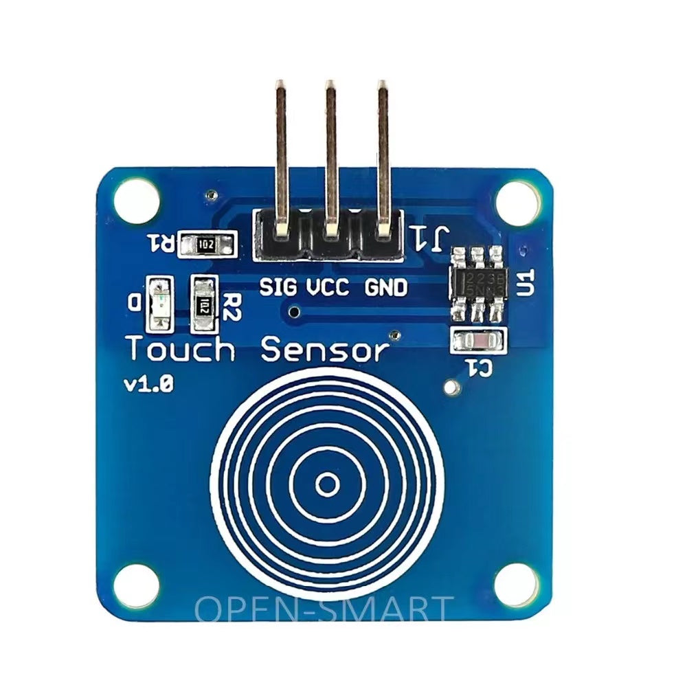 10PCS OPEN-SMART10PCS Touch Sensor Touch Switch Module Capacitive Touch Button TTP223B Digital Sensor Board Compatible for Arduino