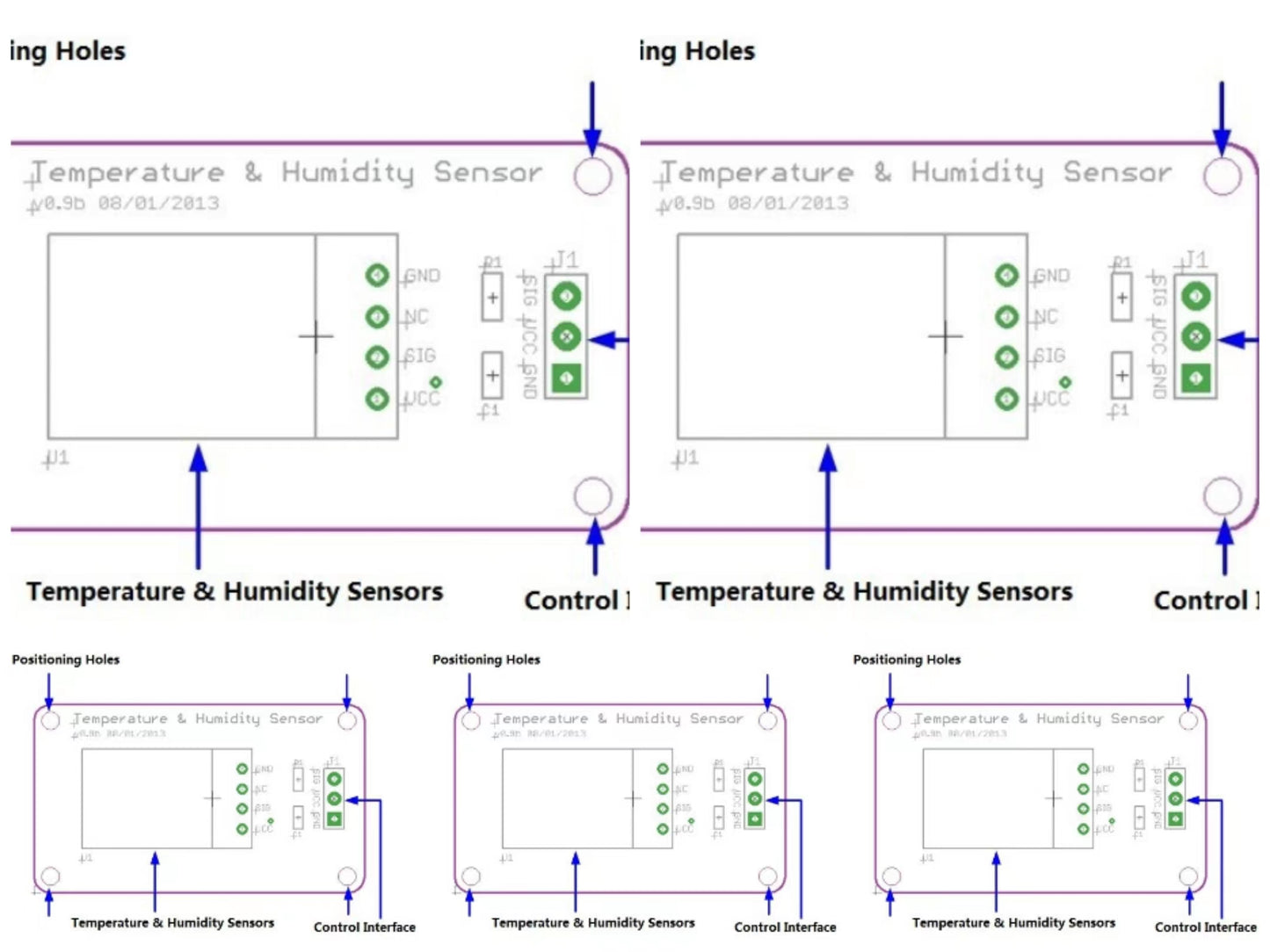 5PCS OPEN-SMARTDHT11 Digital Temperature & Humidity Sensor Module Single-Bus Control Compatible for Arduino