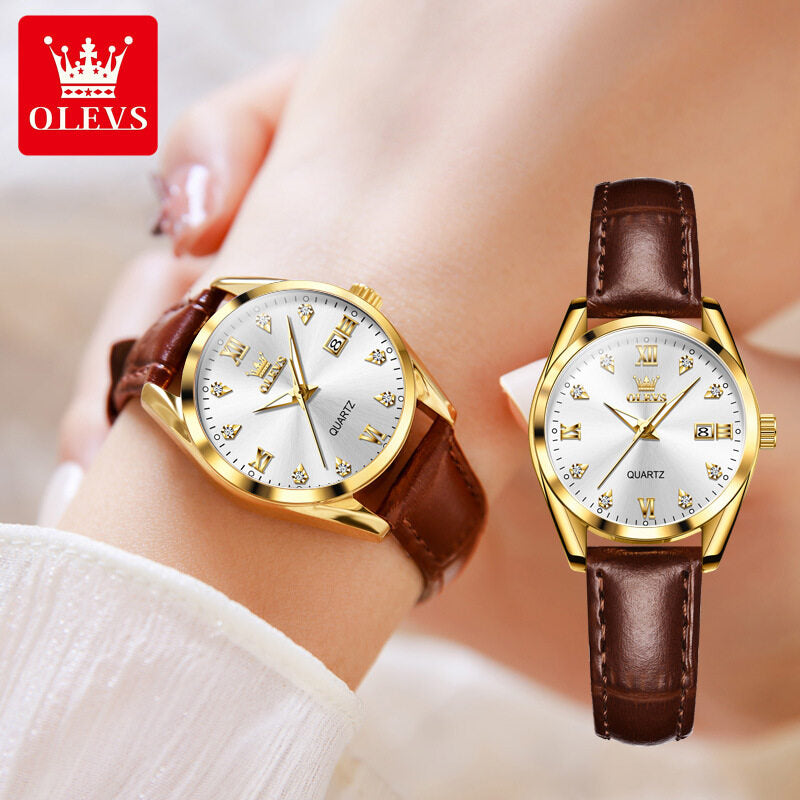 2023 New OLEVS Brand Men's Watch Fashionable and Minimalist Leisure Women's Quartz Watch 5522