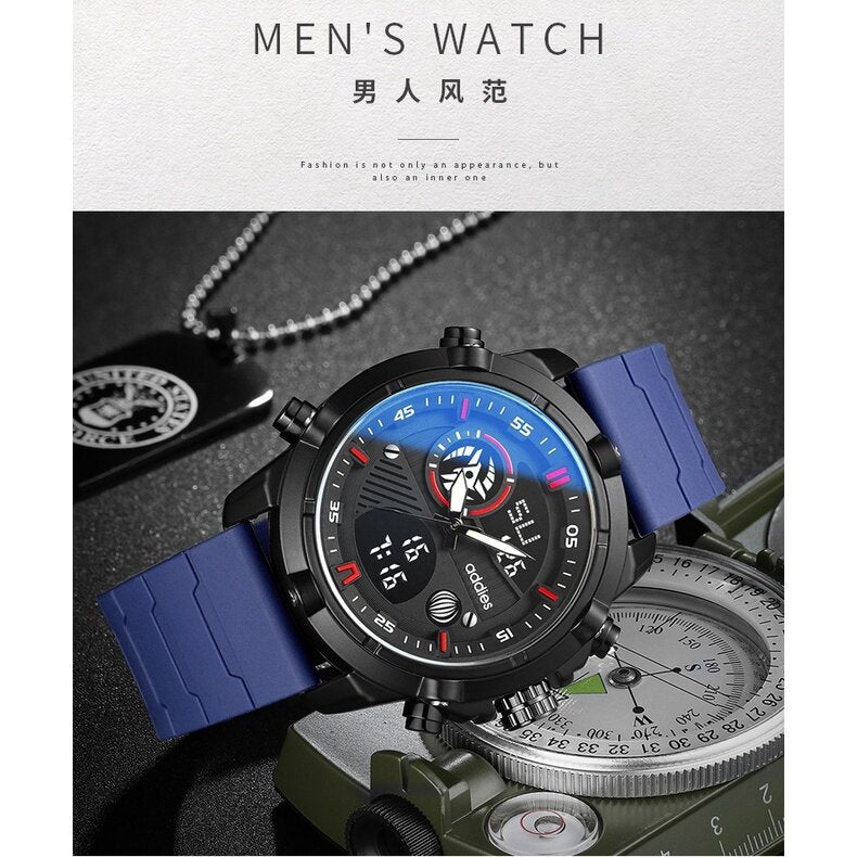 addies New Style Sports Men's Watch Multifunctional Waterproof Luminous Outdoor