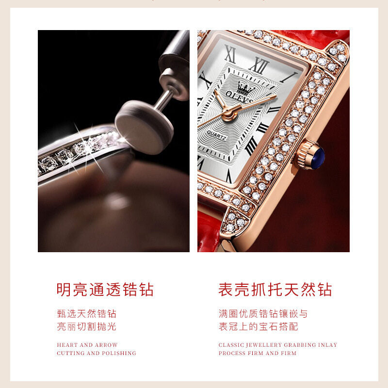 2023 new OLEVS 9935 brand women's watch fashion belt fashion brand women's quartz watch