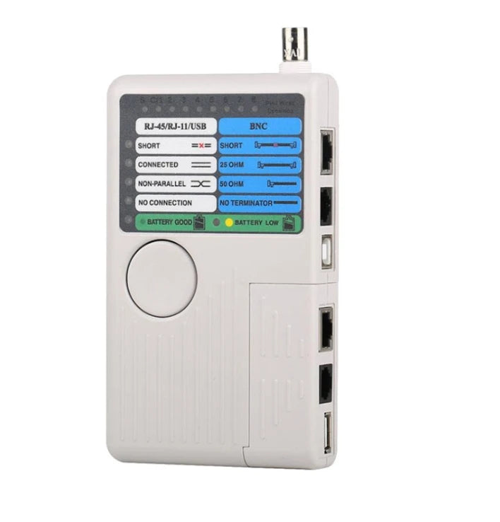 4 in 1 RJ11 RJ45 USB BNC LAN Network Cable Tester Remote LAN Cables Tracker Detector Fast Tester Tool