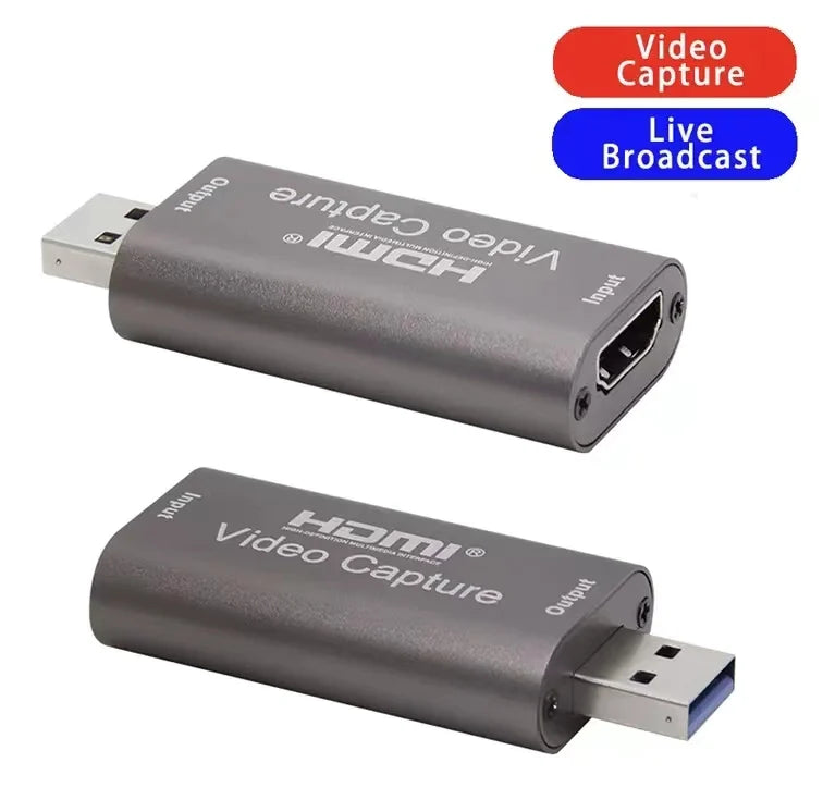 4K Video Capture Card USB 3.0 USB2.0 HDMI-compatible Grabber Recorder for PS4 Game DVD Camcorder Camera Recording Live Streaming