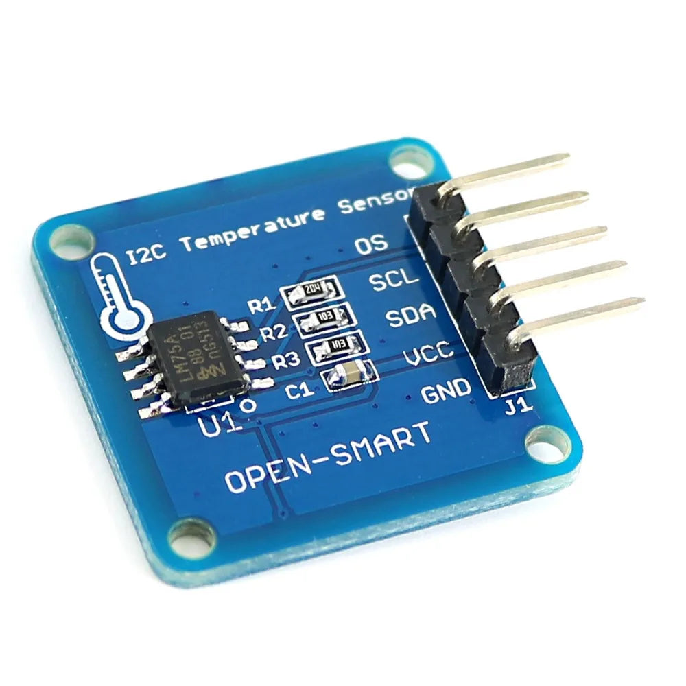 5PCS OPEN-SMARTLM75 Temperature Sensor High Accuracy LM75A Module Board Compatible for Arduino