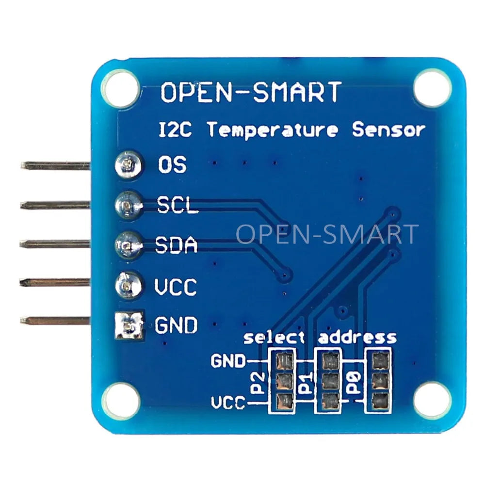 5PCS OPEN-SMARTLM75 Temperature Sensor High Accuracy LM75A Module Board Compatible for Arduino