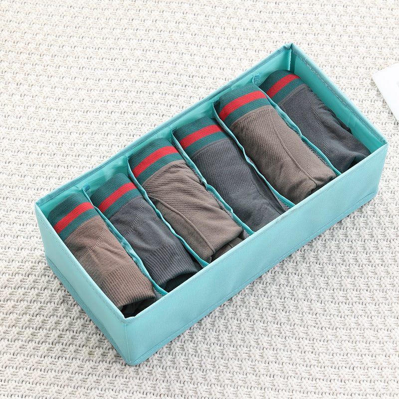 2PCS OPEN-SMART Oxford Cloth Underwear Storage Box Underwear Socks Divider Drawer Storage Box Foldable Underwear Storage Box Wholesale