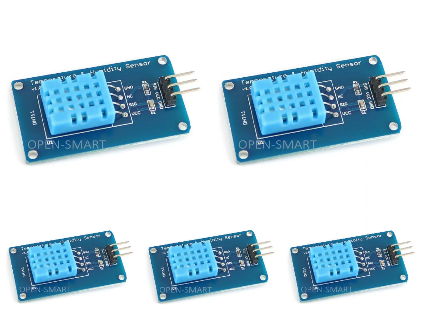 5PCS OPEN-SMARTDHT11 Digital Temperature & Humidity Sensor Module Single-Bus Control Compatible for Arduino