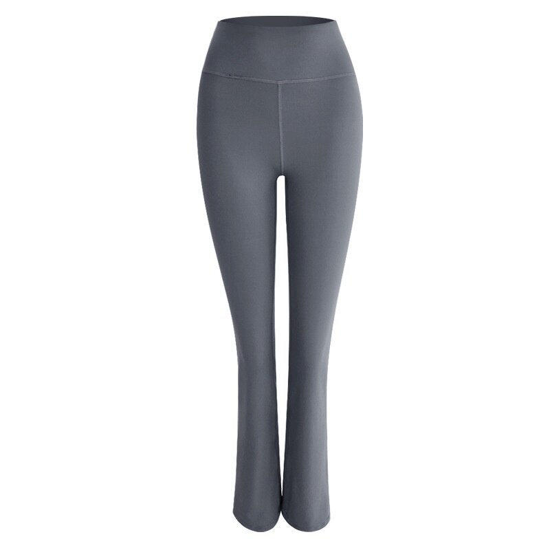 2022 Hot Sale Women's High-Waist Hip-Lifting Abdomen-Lifting Pants Fashion Sports Leggings Outer Wear Nude Flared Yoga Wom