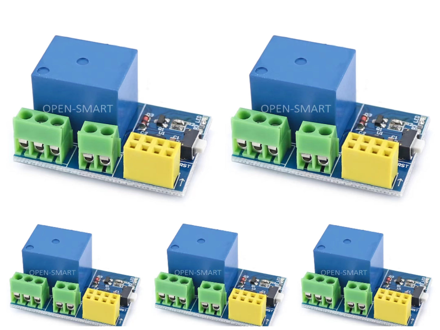 5 PCS OPEN-SMART Smart Socket Single Relay Module for ESP8266 WiFi-compatible ESP-01 ESP-01S ESP8285 ESP-1