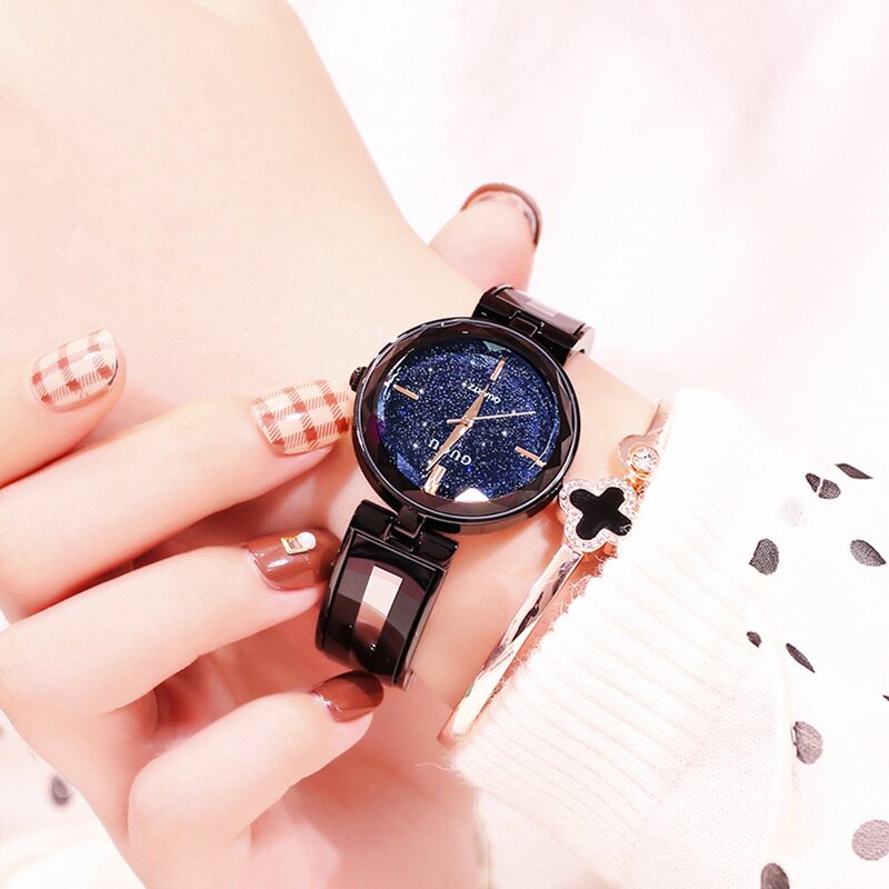 Ancient Ou 6019 Ladies Watch Same Style Starry Sky Waterproof Student Simple Fashionable Hand B Trendy Korean Version Wat