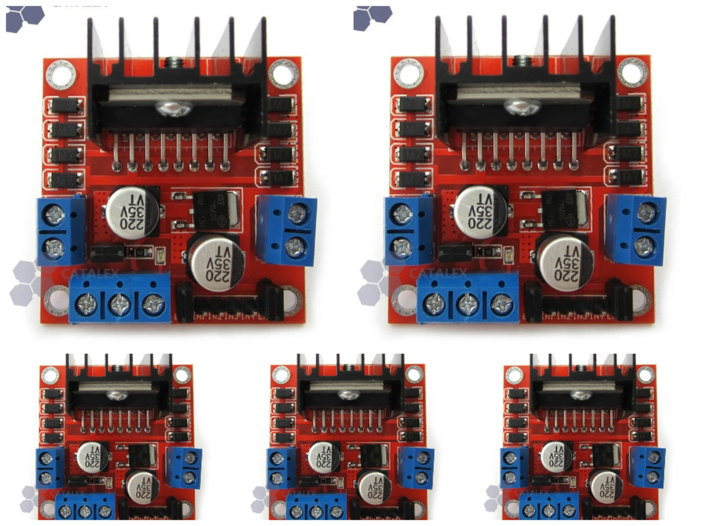 5PCS OPEN-SMARTL298N H-Bridge Motor Driver Module for Arduino