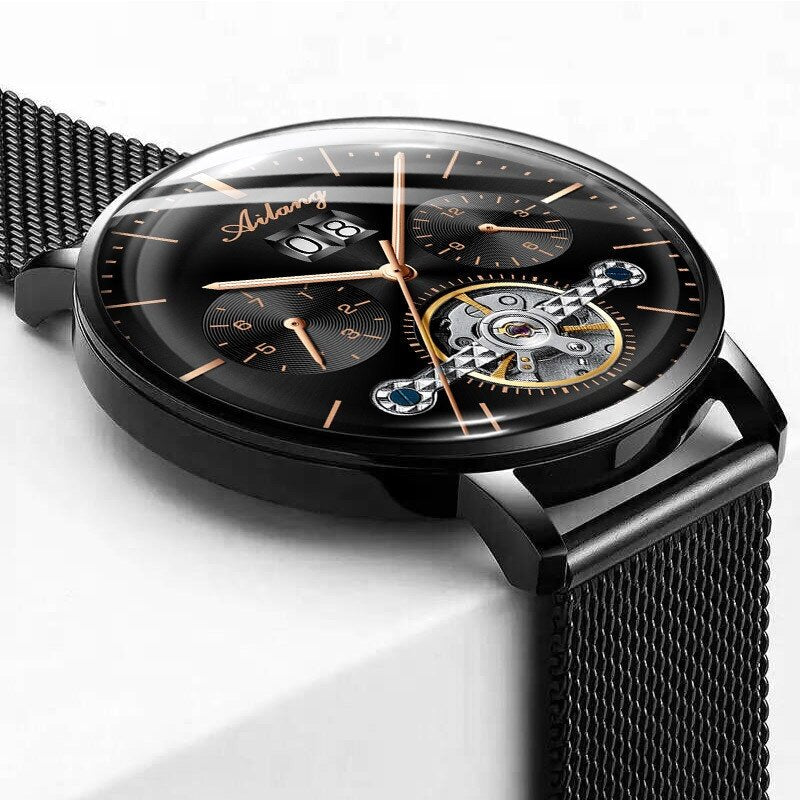 Ai Lang Hot-Selling Men's Mechanical Watch Fully Automatic New Concept Fashion Trendy Waterproof