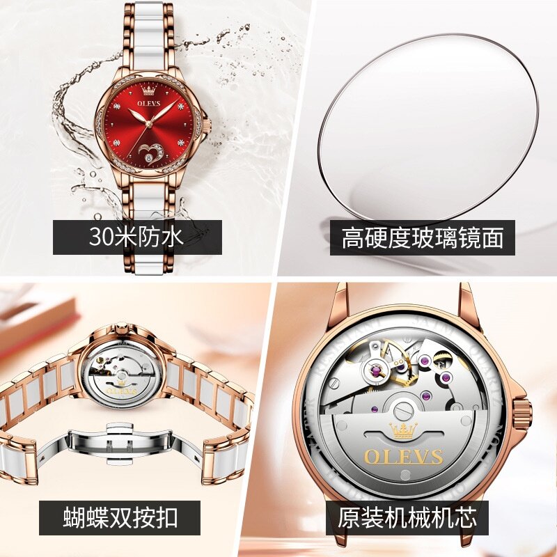 2022 New Style OLEVS/Oligian Brand Ladies Watch Hot Sale Fashion ins Waterproof Luminous