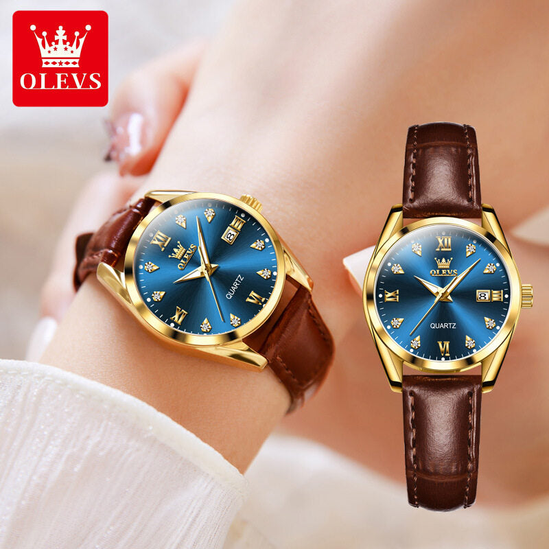 2023 New OLEVS Brand Men's Watch Fashionable and Minimalist Leisure Women's Quartz Watch 5522