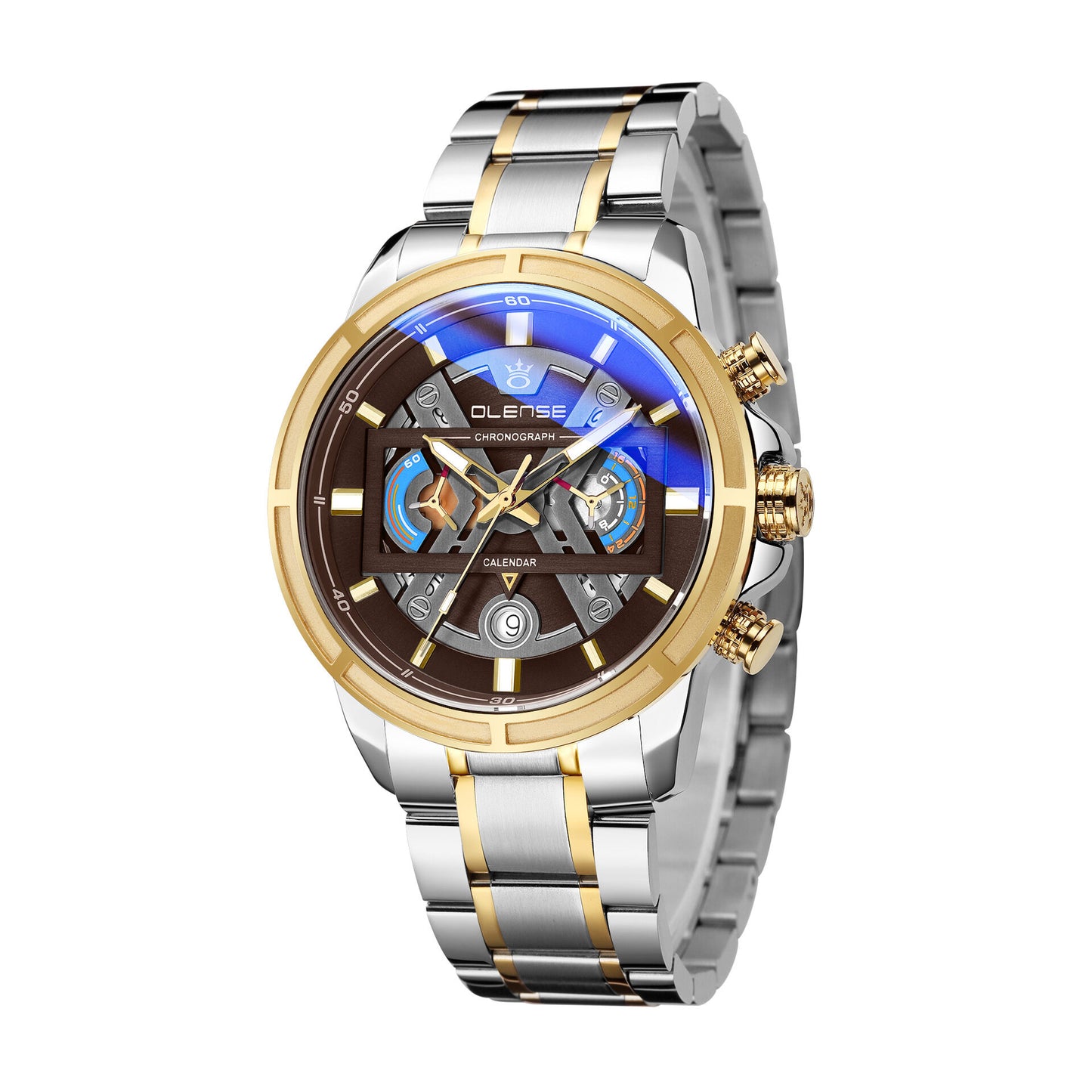 2021 new olense sports men's watch fashion waterproof quartz hot selling non mechanical men's Watch