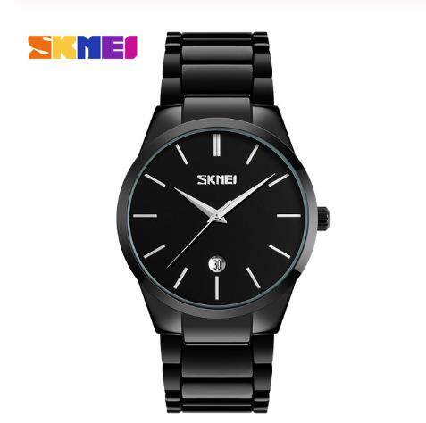 2020 SKMEI Men Watches Luxury Golden Steel Bracelet Quartz Wristwatches Date Time Male Clock Waterproof Watch Reloj hombre 9140