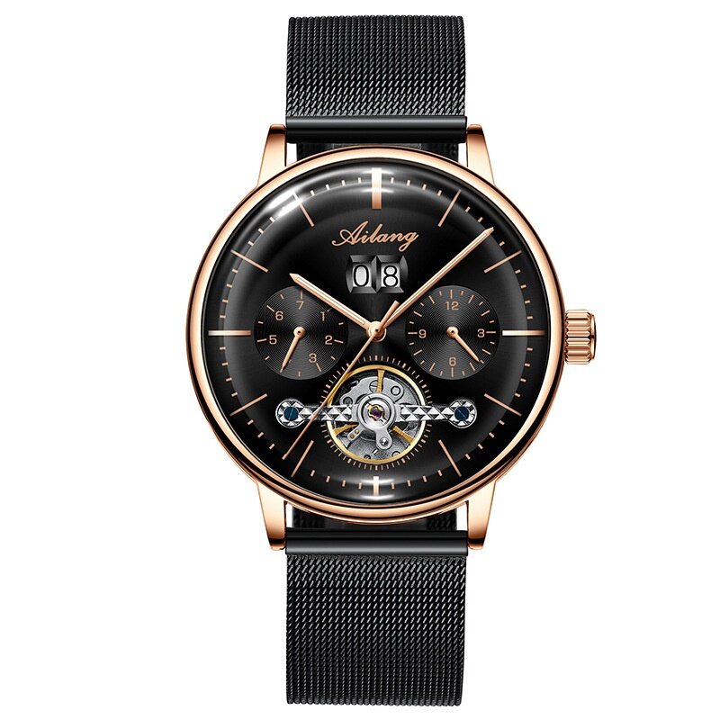 Ai Lang Hot-Selling Men's Mechanical Watch Fully Automatic New Concept Fashion Trendy Waterproof