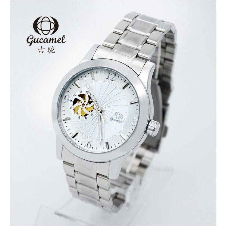 Ancient Camel Fashionable Men's Mechanical Watch Transparent Bottom Hollow Automatic Men Wholesale