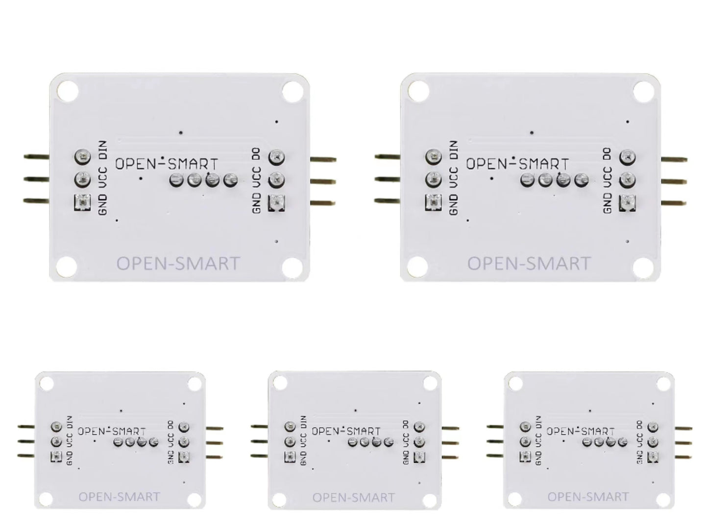 5PCS OPEN-SMARTRGB 3 Color Full Color LED Module Chainable Can be Connected in Series Highlighted Mist LED Board For Arduino