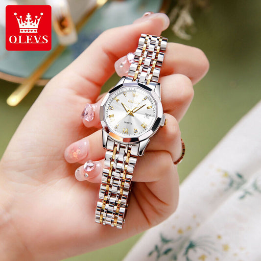 2023 New OLEVS Brand Women's Watch: Small Market Fashion Quartz Popular Retro Women's Watch 9931