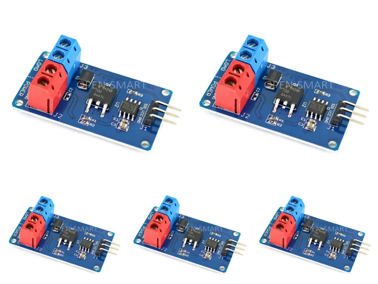 5PCS OPEN-SMARTMosfet Module Mosfet Switch module High-Current DC Fan Driver Motor Driver LED Strip Driver Steples Speed for Arduino