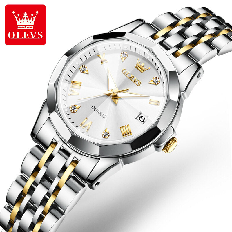 2023 New OLEVS Brand Women's Watch: Small Market Fashion Quartz Popular Retro Women's Watch 9931