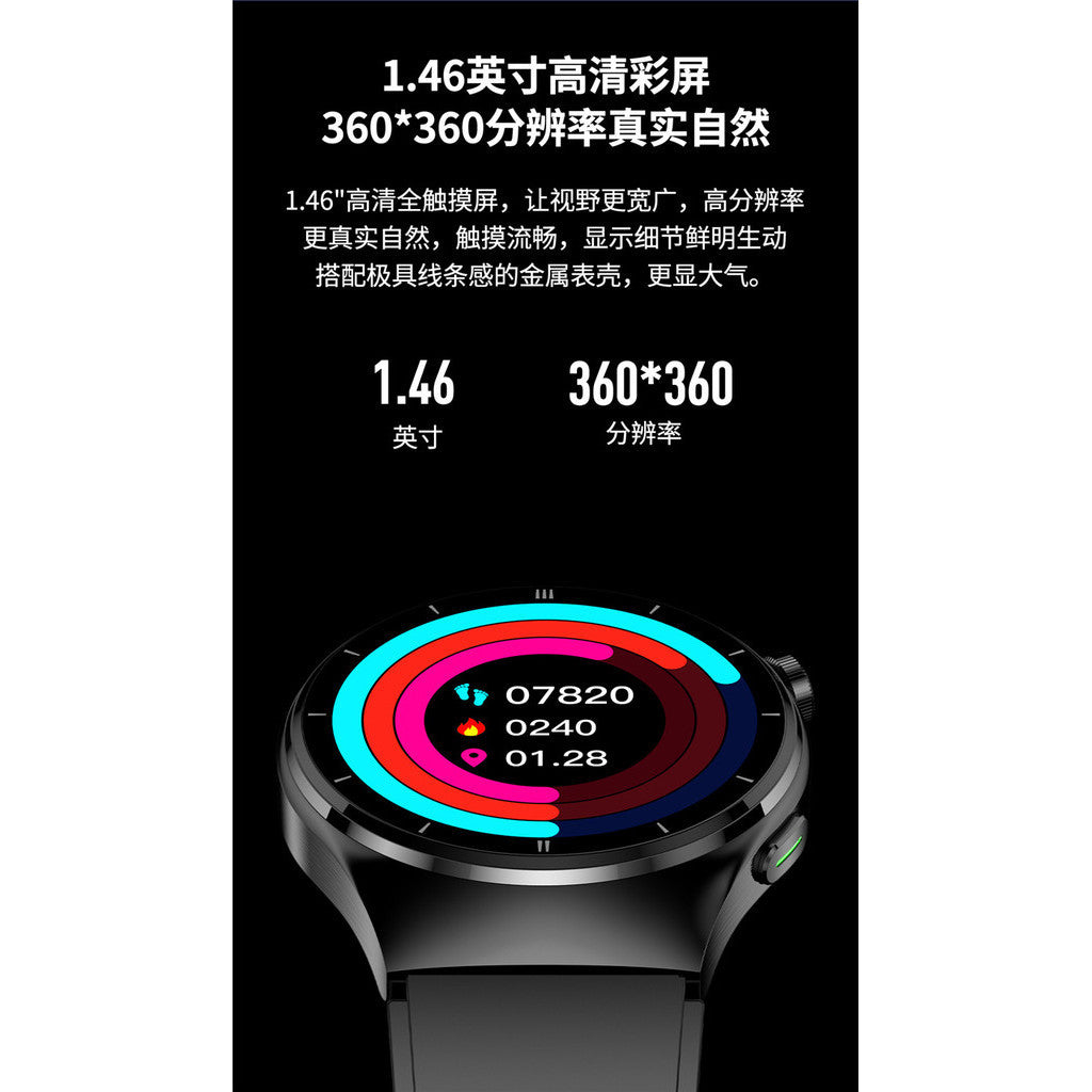 2023 New Style F320 Smart Watch Bluetooth Call Heart Rate Blood Sugar Body Temperature Blood Oxygen Healthy Laser Exercise Pedo