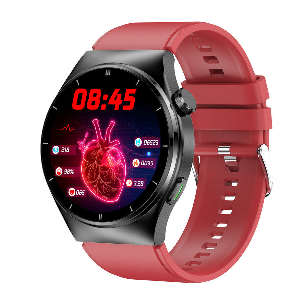 2023 New Style F320 Smart Watch Bluetooth Call Heart Rate Blood Sugar Body Temperature Blood Oxygen Healthy Laser Exercise Pedo